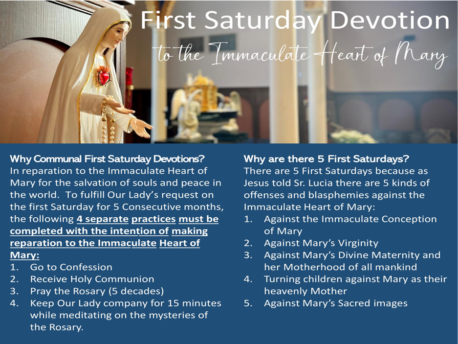 First Saturday Devotions